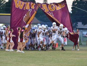 Astronaut traveled to Lake Highland Prep for a big district game on Friday night.