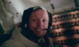 Neil Armstrong after historic moonwalk