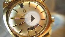 218 Accutron Astronaut Mark II solid 14 k gold watch