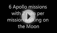 How many men have walked on the moon?