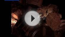 NASA astronauts perform spacewalk outside the ISS